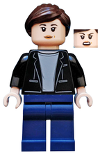 Maria Hill - Black Jacket, Light Bluish Gray Shirt, Dark Blue Legs - BrickLink - DagaBlocks