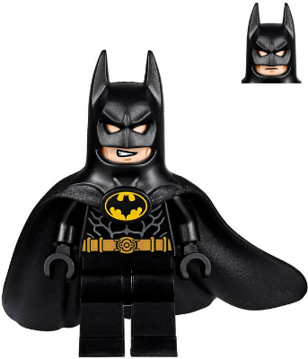 LEGO Minifigura Batman One Piece Cowl and Cape with Complex Bat Logo (1989) - DC — imagen BrickLink