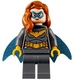 Batgirl - Minifigure, Dark Bluish Gray Suit (Rebirth) — imagen BrickLink