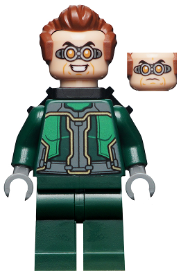 Dr. Octopus (Otto Octavius) / Doc Ock - Dark Green Suit, Neck Bracket - BrickLink - DagaBlocks