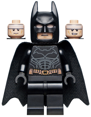 Batman - Black Suit with Copper Belt, Spongy Cape - BrickLink - DagaBlocks