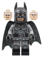 Batman - Dark Bluish Gray Suit, Black Belt, Black Hands, Spongy Cape with 1 Hole, Black Boots - BrickLink - DagaBlocks