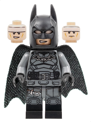 Batman - Dark Bluish Gray Suit, Black Belt, Black Hands, Spongy Cape with 1 Hole, Black Boots - BrickLink - DagaBlocks
