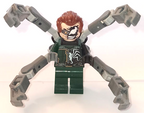 Dr. Octopus (Otto Octavius) / Doc Ock - Dark Green Suit Half Venomized, 4 Mechanical Arms - BrickLink - DagaBlocks