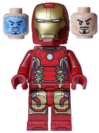 Iron Man - Mark 43 Armor, Light Nougat Head - BrickLink - DagaBlocks