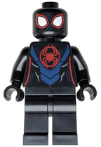 LEGO Minifigura Spider-Man (Miles Morales) - Spider-Verse Suit - Marvel — imagen BrickLink
