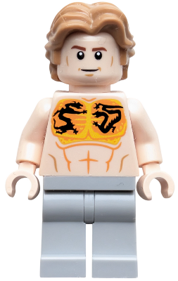 Aldrich Killian - Bare Chest with Dragon Tattoos - BrickLink - DagaBlocks