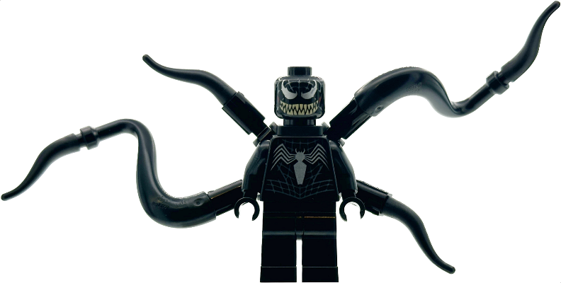 Venom - Tan Teeth, 4 Back Appendages - BrickLink - DagaBlocks