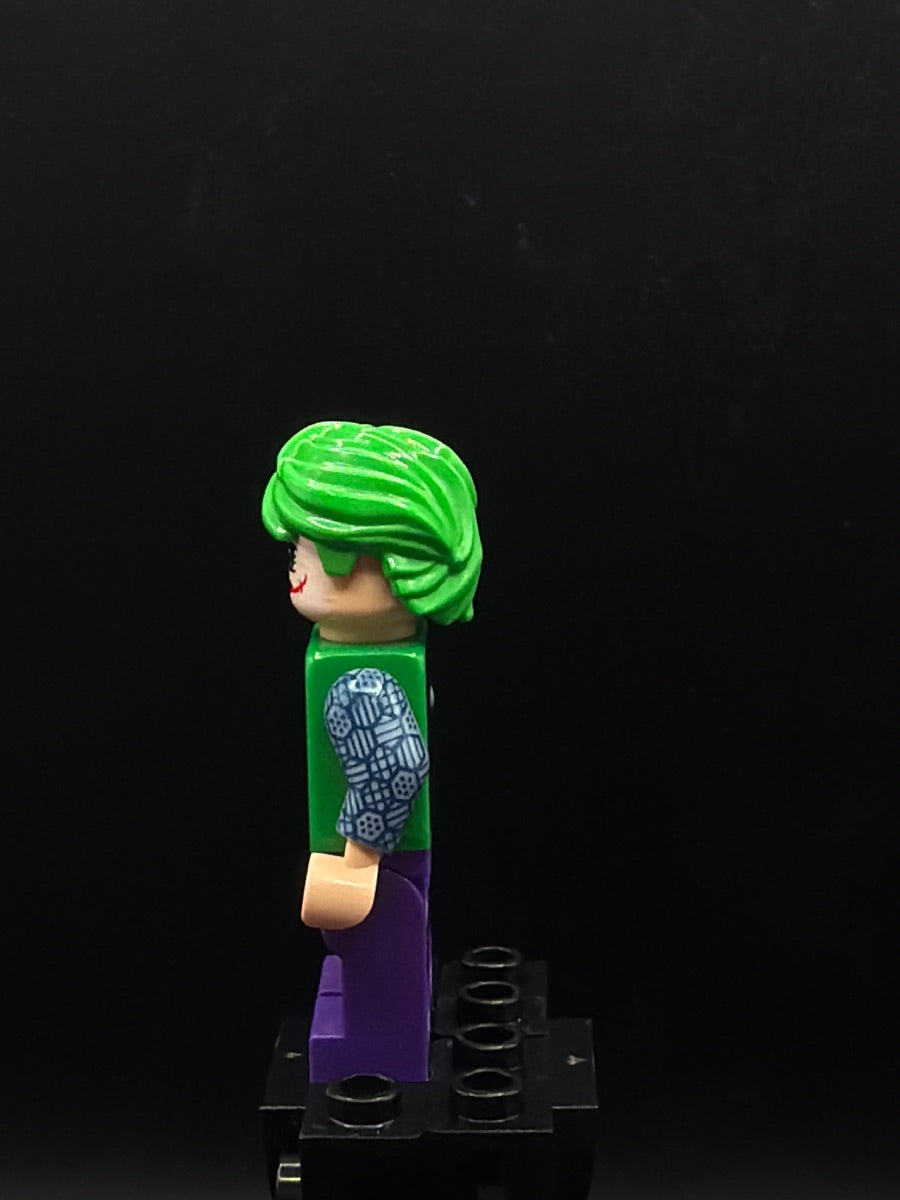 LEGO Minifigura The Joker Green Vest and Printed Arms - DC — costado