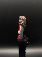 LEGO Minifigura Wonder Woman - Red Torso, Blue Skirt - DC — costado