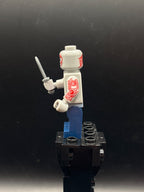 LEGO Minifigura Drax - Dark Blue Legs, Jet Pack - Marvel — costado