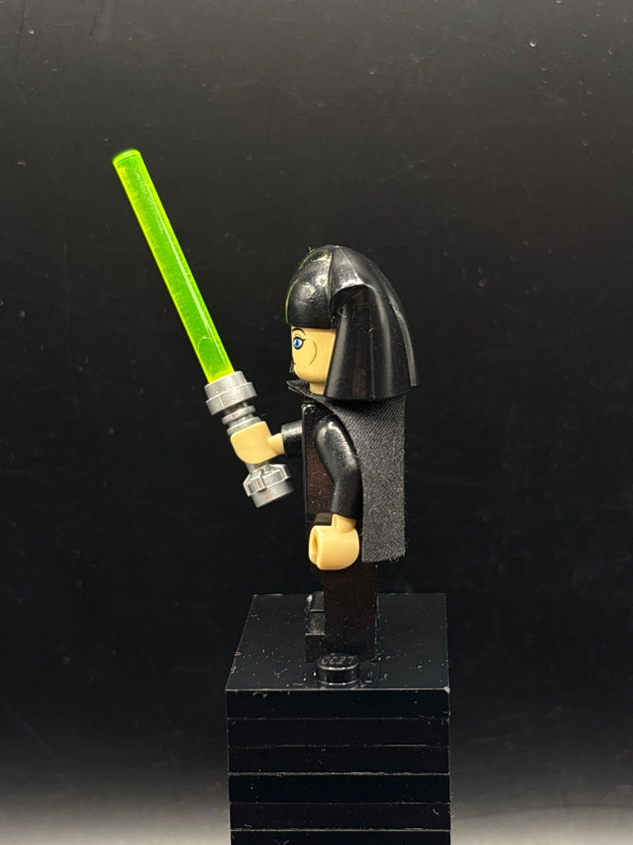 LEGO Minifigura Luminara Unduli - Black Headgear - Star Wars — costado