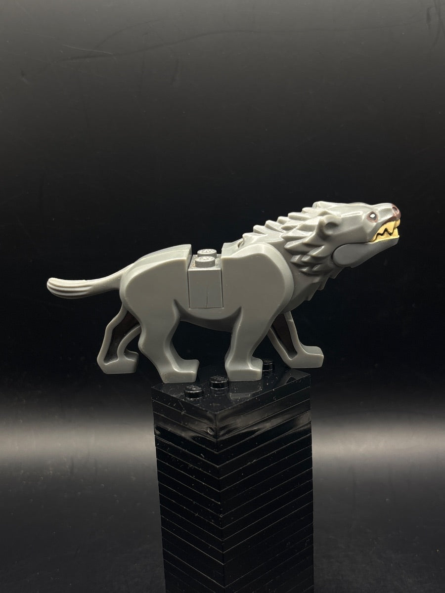 LEGO Minifigura Warg with Dark Brown Nose - Otro — costado
