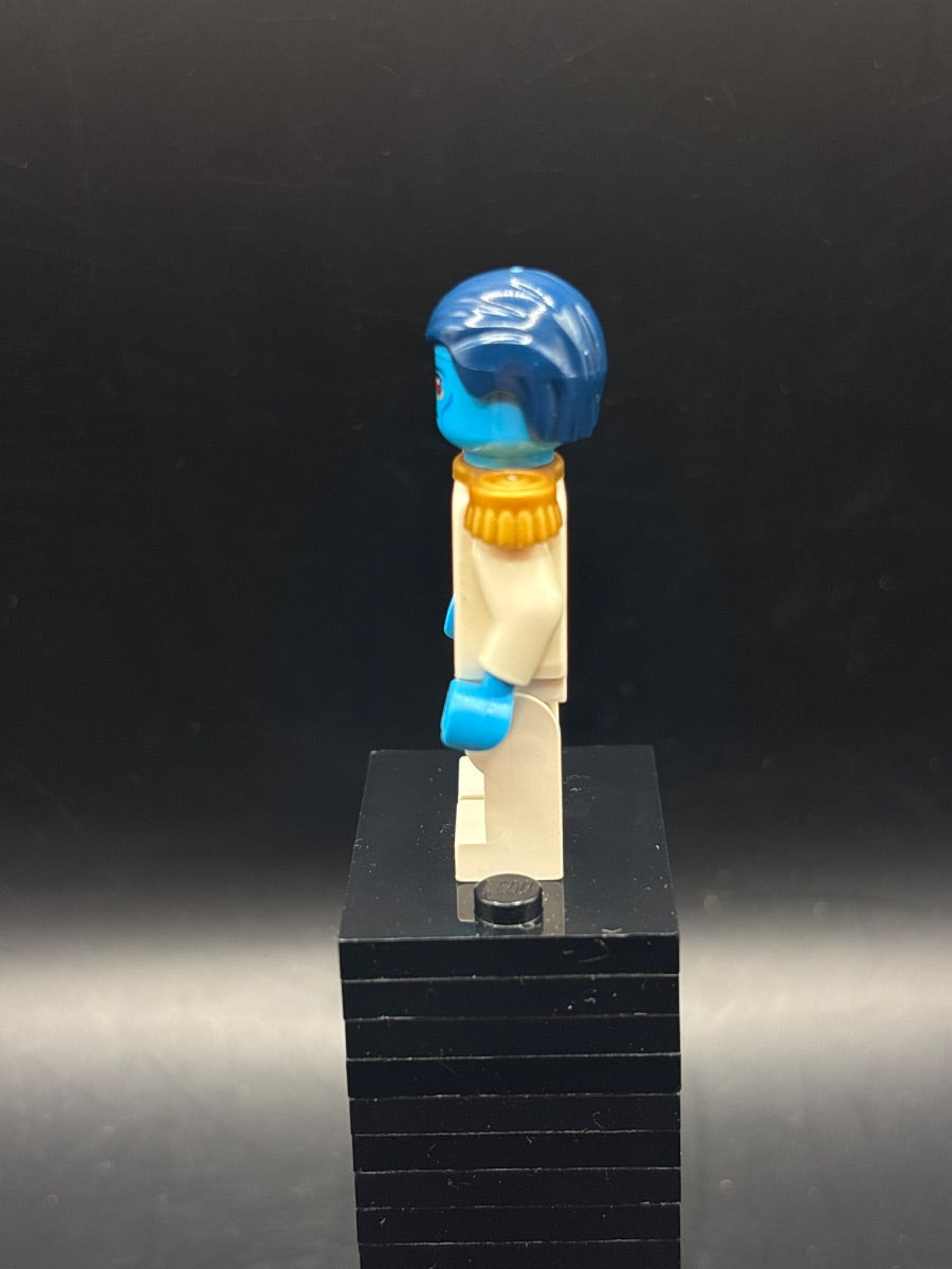 LEGO Minifigura Grand Admiral Thrawn - Dark Azure Skin - Star Wars — costado