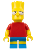 Bart Simpson - Eyes Looking Left - BrickLink - DagaBlocks