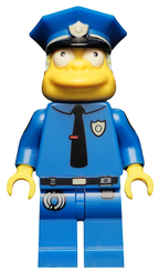 Chief Wiggum, The Simpsons, Series 1 (Minifigure Only without Stand and Accessories) - BrickLink - DagaBlocks