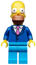 Date Night Homer, The Simpsons, Series 2 (Minifigure Only without Stand and Accessories) - BrickLink - DagaBlocks