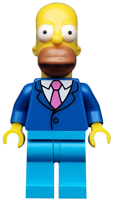 Date Night Homer, The Simpsons, Series 2 (Minifigure Only without Stand and Accessories) - BrickLink - DagaBlocks