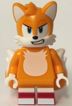LEGO Minifigura Tails (Miles Prower) - Angry - Sonic the Hedgehog — imagen BrickLink