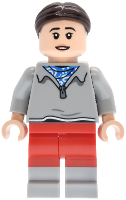 LEGO Minifigura Eleven Dark Brown Hair - Stranger Things — imagen BrickLink