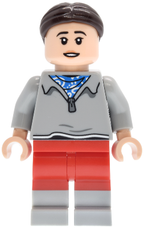 LEGO Minifigura Eleven Dark Brown Hair - Stranger Things — imagen BrickLink