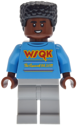 LEGO Minifigura Lucas Sinclair Dark Azure Shirt - Stranger Things — imagen BrickLink