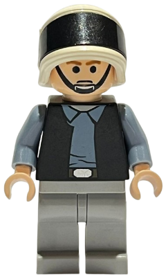 LEGO Minifigura Rebel Fleet Trooper / Rebel Scout Trooper - Plain Vest, Frown - Star Wars — imagen BrickLink