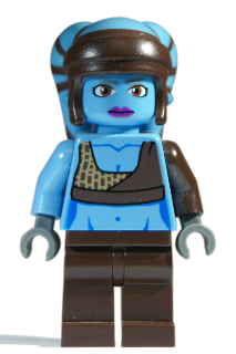 LEGO Minifigura Aayla Secura - Large Eyes - Star Wars — imagen BrickLink
