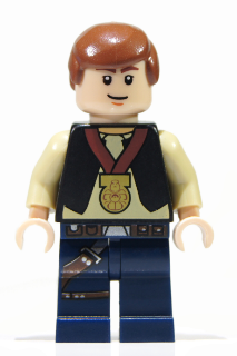 Han Solo - Celebration, Smooth Hair - BrickLink - DagaBlocks