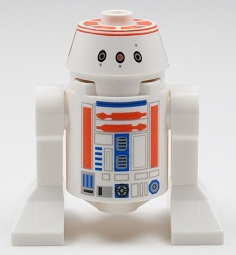 Astromech Droid, R5-D8 / R5-D4 - Truncated Cone Head, Blue Center Panel - BrickLink - DagaBlocks