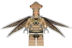 LEGO Minifigura Geonosian Warrior - Dark Tan, with Wings - Star Wars — imagen BrickLink
