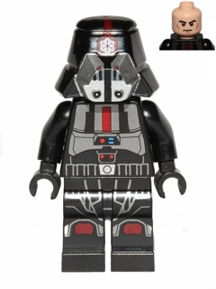 Sith Trooper - Black Armor, Printed Legs - BrickLink - DagaBlocks