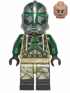 LEGO Minifigura Clone Trooper Commander Gree, 41st Elite Corps - Star Wars — imagen BrickLink