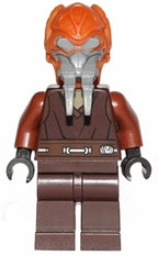 Plo Koon - Dark Brown Robe, Dark Tan Shirt — imagen BrickLink