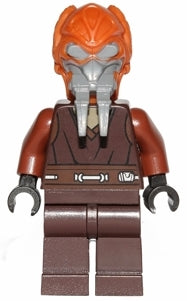Plo Koon - Dark Brown Robe, Dark Tan Shirt — imagen BrickLink