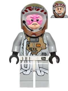 LEGO Minifigura Gray Squadron Pilot (Horton Salm) - Star Wars — imagen BrickLink