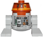 LEGO Minifigura Astromech Droid, C1-10P (Chopper) - Star Wars — imagen BrickLink