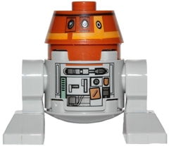 LEGO Minifigura Astromech Droid, C1-10P (Chopper) - Star Wars — imagen BrickLink