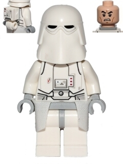LEGO Minifigura Snowtrooper, Light Bluish Gray Hips, Light Bluish Gray Hands, White Kama - Star Wars — imagen BrickLink