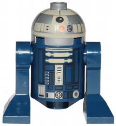 LEGO Minifigura Astromech Droid, Dark Blue - Star Wars — imagen BrickLink