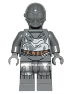 LEGO Minifigura RA-7 Protocol Droid (Dark Bluish Gray) - Star Wars — imagen BrickLink