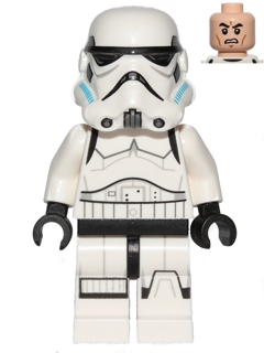 LEGO Minifigura Imperial Stormtrooper Printed Legs Dark Azure - Star Wars — imagen BrickLink