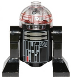 LEGO Minifigura Astromech Droid, Imperial, Black - Star Wars — imagen BrickLink