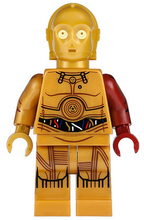 LEGO Minifigura C-3PO - Dark Red Arm - Star Wars — imagen BrickLink