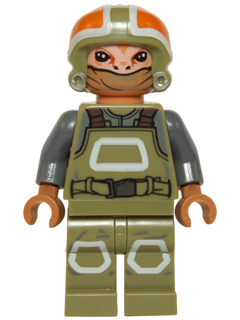 LEGO Minifigura Resistance Ground Crew (Goss Toowers) - Star Wars — imagen BrickLink