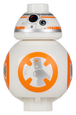 LEGO Minifigura BB-8 (Small Photoreceptor and Small Black Circle) - Star Wars — imagen BrickLink