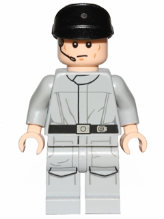 Imperial Crew - Black Cap, Closed Mouth - BrickLink - DagaBlocks