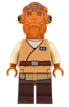 LEGO Minifigura Admiral Ackbar - Star Wars — imagen BrickLink