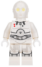 LEGO Minifigura K-3PO - Printed Legs, Bright Light Yellow Eyes - Star Wars — imagen BrickLink