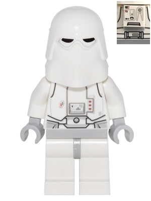 Snowtrooper, Light Bluish Gray Hips, Light Bluish Gray Hands - Backpack Directly Attached to Neck Bracket — imagen BrickLink